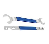 Clutch Fan Tool, Removal Wrench Set, Fan Clutch Nut, Heavy-Duty Steel Build, Ergonomic Non-Slip Grip, Perfect for Clutch Holder Water Pump Maintenance Repair, 15.35x2.76x0.98 inches