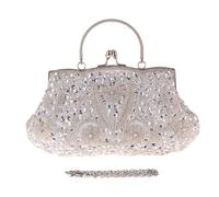 Clutch perline - Elegante borsa per sacchetto, accessorio a mano elegante | Design decorativo perline, spaziosi archivi interni, per eventi da sposa, cocktail party, notti per i banchetti e c