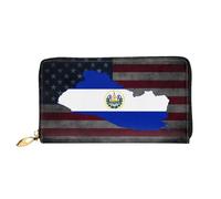 Clutch Piccolo Borsa El Salvador Flag Map Piccolo Portafoglio Elegante Porta Monete Vintage Portamonete Per Donna, Adolescente, Madre