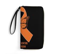 Clutch Piccolo Borsa Kidney Cancer Awareness Portamonete Da Donna Multiuso Portafoglio Borsa Adatta Portafoglio In Pelle Per Uomo, Migliore Amico, Insegnante