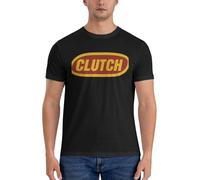 Clutch Rock Band T Shirt Black t Shirts Quick Drying Shirt Man Clothes Men Clothing Black L