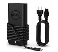 Cluvox Caricabatterie USB C 65W Compatibile con computer portatile Dell 65W Tipo C,per Dell XPS 13 9250 9350 Latitude 5420 5520 5530 Inspiron 14 16 7420 7425 Chromebook 3100 Adattatore di corrente