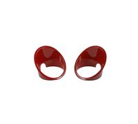 CLVCCZTZGW Griglia Fendinebbia Copertura Decorativa per Fendinebbia Anteriore per Dodge per Challenger 2009-2014 Cornice Decorativa per Cofano Fendinebbia Accessori per Auto Griglia Paraurti(Red)