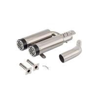 CLVCCZTZGW per Vespa GTV 250 GTV300 GTS per Super 300 Sei per Giorni Tech 2005-2020 GTS 300 Scarico Racing per Moto(B)