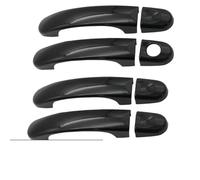 CLVCCZTZGW Per VW Per Touran Per Caddy Transporter 2003-2015 Cromata Maniglia Della Porta Laterale Esterna Copre Trim Set Modanatura Caps 4 Pezzi(Model 1)