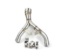 CLVCCZTZGW per Z1000 Z1000SX 2011-2020 Tubo Intermedio per Moto Scarico con Eliminazione del Catalizzatore