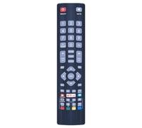 CLVIZCXOM Telecomando di ricambio per TV compatibile con Blaupunkt BLF/RMC / 0008 Full HD LED 3D Smart TV con Netflix YouTube 3D Smart Buttons