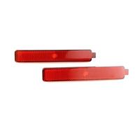 CLWYWUL Luce Paraurti Compatibile Con Buick Per Enclave CX CXL 2008 2009 2010 2011 2 Pezzi Riflettore Freno Paraurti Posteriore Sinistro Destro OEM 25805313(2PCS Red Shell)
