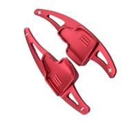 CLWYWUL Paletta Cambio Compatibile con Ford per EcoSport 2018 2019 2020 2021 2022 2023 2 Pezzi Copertura Cambio Automatico Volante Dell'auto Estensione Cambio Automatico del Volante Dell'auto(Red)