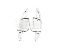 CLWYWUL Paletta Cambio Compatibile con per A3 2021 2022 2023 A4 S4 B9 A5 2020 2021 2022 2023 Auto in Lega di Alluminio Cambio Volante Paddle Shifter Estensione(Silver)