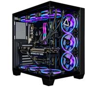 CLX Set PC da gioco - Intel Core Ultra 7 270K Plus 3,7 GHz, GeForce RTX 5080, SSD NVMe M.2 da 2 TB, 64 GB DDR5 senza memoria RGB, 360 mm AIO, WiFi, Windows 11 Home, nero