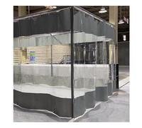 CLXRZM Tenda Pannelli Laterali Trasparente PVC, All'aperto Impermeabile Vinile Teloni, Robusto Pannello con Occhielli per Terrazza Esterno Pergola Portico, 3.5X2.5M
