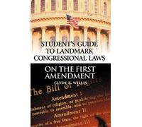 Clyde E. Willis Student's Guide to Landmark Congressional Law (Copertina rigida)