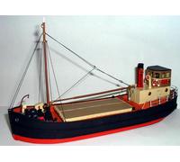 Clyde Puffer 68ft Waterline Version MB1A NON DIPINTO Scala OO Kit Langley Models