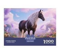 Clydesdale, Gioco Di Puzzle Da 1000 Pezzi, Attività Conviviale Per La Famiglia, Regalo O Souvenir, Adatto Dai 10 Anni, Horse, 70x50cm/1000pcs