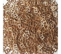 CLYDSA 100-500 Pezzi 3 mm Mini Fibbie di Regolazione in Metallo, Mini Fibbie da Cucito, Vestiti per Bambole Cinture Scarpe Borse Accessori, 5 Colori, Accessori Fai da Te con Fibbia in Metallo