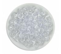 CLYDSA 1000 Pezzi di Perline acriliche Trasparenti da 8 mm, Perline distanziatrici sfaccettate Colorate in Acrilico, per Realizzare Braccialetti e collane Fatti a Mano, Gioielli Fai da Te