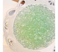 CLYDSA 120 Pezzi di Perline di Vetro Cristallo da 6x8 mm, Perline distanziatrici in Vetro sfaccettato colorato per Braccialetti Fatti a Mano, collane, Portachiavi, Accessori per Gioielli