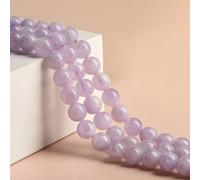 CLYDSA Perline di Ametista Naturale da 4-10 mm, Perline distanziatrici Rotonde in Cristallo per Braccialetti, collane, Orecchini e Accessori Fai da Te