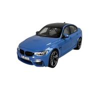 CLYEBYVKW Modellino Realistico Auto 1:18 Per BWM M3 F80 Quattro Porte Completamente Aperte Modello Auto Lega Modello Auto Collezione Ornamenti Da Tavolo Modellini Di Veicoli A Motore In Scala(Blue)