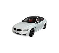 CLYEBYVKW Modellino Realistico Auto 1:18 Per BWM M3 F80 Quattro Porte Completamente Aperte Modello Auto Lega Modello Auto Collezione Ornamenti Da Tavolo Modellini Di Veicoli A Motore In Scala(White)