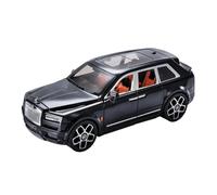 CLYEBYVKW Modellino Realistico Auto 1:20 For Rolls Royce Cullinan In Miniatura, Modello Di Auto In Lega Di Zinco Collezione Di Decorazioni Squisite Modellini Di Veicoli A Motore In Scala(Black)