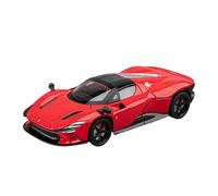 CLYEBYVKW Modellino Realistico Auto 1:24 Per Ferrari SP3 Daytona Modello Auto Statica Collezione Lega Pressofusa Completamente Aperta Ornamenti For Auto Modellini Di Veicoli A Motore In Scala(Red)