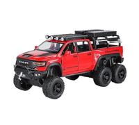 CLYEBYVKW Modellino Realistico Auto 1:32 Per Dodge Tyrannosaurus Rex Modello Di Auto In Lega Modificata Mini Auto In Lega A Sei Porte Quadrato Modellini Di Veicoli A Motore In Scala(Red)