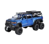 CLYEBYVKW Modellino Realistico Auto 1:32 Per Dodge Tyrannosaurus Rex Modello Di Auto In Lega Modificata Mini Auto In Lega A Sei Porte Quadrato Modellini Di Veicoli A Motore In Scala(Blue)