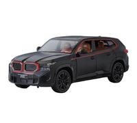 CLYEBYVKW Modellino Realistico Auto 16 Cm 1:32 For BMW XM SUV Di Lusso Pull Back Vehicles Simulation Scale Model Collection Car Modellini Di Veicoli A Motore In Scala(Black)