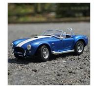 CLYEBYVKW Modellino Realistico Auto Modello Di Auto In Miniatura In Lega Pressofusa In Scala 1:24 Per Ford Mustang Shelby Cobra 427 S C 1965 Modellini Di Veicoli A Motore In Scala(Blue)
