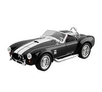 CLYEBYVKW Modellino Realistico Auto Veicoli Pressofusi In Scala 1/22 For Ford Mustang Shelby Cobra Classic Convertible Sports Car Model Modellini Di Veicoli A Motore In Scala(Black)
