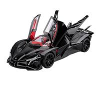 CLYEBYVKW Modellino Realistico Auto Veicoli Pressofusi In Scala 27 Cm 1/18 For Apollo EVO Supercar Simulazione Modello In Lega Auto Da Collezione Modellini Di Veicoli A Motore In Scala(Black)