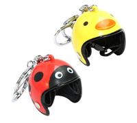 Clyhon 2 Pezzi Portachiavi per Casco da Moto,Portachiavi in Stile Locomotiva alla Moda, Accessori per La Decorazione Dell'Auto, Adatto come regalo di compleanno, vacanza, natale