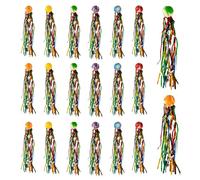 Clyhon 20 Pezzi palline rimbalzanti per bambini con coda colorata, perfette come regalini per feste di compleanno e per giochi di festa. Ideali per garantire divertimento assicurato