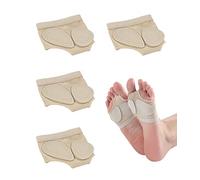 Clyhon Cuscinetti Metatarsali Danza | 2 Paia |- Cuscinetto Proteggi Plantare per Danza, Antiscivolo - Cuscinetti Avampiede in Simil Pelle per Ginnastica, Pilates,S