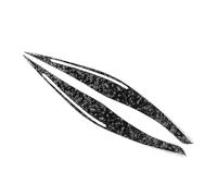 Clynex 2 pezzi faro auto sopracciglio palpebra copertura decorazione finiture, for BMW, for E90 E91 serie 3 2006-2011, for M3 E90 berlina 2008-2012 Pellicola per fari