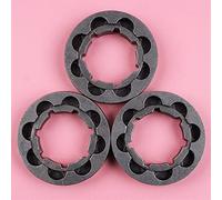 Clynex 3 pezzi/lotto corona pignone, for Dolmar, 122 123 133 143, for JONSERED, 820 830 910 920 930 motosega passo 3/8 8 denti scanalatura ID 22 mm Pignone a corona scanalata piccola per motosega