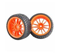 Clynex 4 Pezzi Pneumatici Speed Inserto Ruota Spugna, for HSP, 1/10 1.10 Touring Car Pneumatici per Auto RC(6031R-8003)