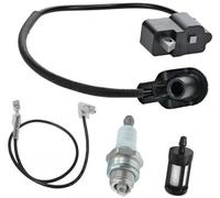 Clynex 4134 400 1301 Bobina di accensione, for STIHL, BT120 FS120 FS120R FS200 FS200R FS250 FS300 FS350 FR350 BT120C BT121 Decespugliatore Motosega sostituisce 4134 400 1306, con filtro olio candela B