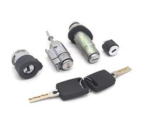 Clynex 4D0905855G 4B0905851B SET COMPLETO DI SERRATURA INTERRUTTORE DI ACCENSIONE PORTA SINISTRA BAULE SERRATURA BARILOTTO CILINDRO, for, A6 C5 4B Blocco interruttore di accensione(BLACK A6 SET)