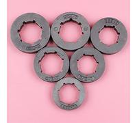 Clynex 6 pezzi/lotto corona pignone, for STIHL, for Husqvarna, for JONSERED, for Partner, for Poulan, parte motosega 3/8 325 404 passo 7 8 denti Pignone a corona scanalata piccola per motosega