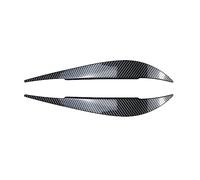 Clynex ABS Gloss Evil faro sopracciglia palpebra, for BMW Serie 4 F32 F33 F36 F82 F83 M4 420d 420i 425d 430i 435i 440i 2013-2021 Pellicola per fari(Carbon Look)