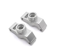 Clynex Aggiornamento e modifica in metallo Un paio di coppe for ruote posteriori Interesse educativo for adolescenti, for pezzi di ricambio SUBO 1/12 BG1513 BG1518 RC Ammortizzatore per auto RC(Silver
