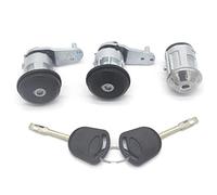 Clynex AL225 1004152 94AGA22050DB Interruttore di accensione Cilindro serratura porta anteriore sinistra destra, for Ford, Escort MK5 MK6 Blocco interruttore di accensione(BLACK 3PCS)