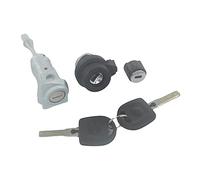 Clynex AL303 56D837167 SET COMPLETO INTERRUTTORE ACCENSIONE PORTA ANTERIORE SINISTRA CILINDRO SERRATURA, for VW, for Passat, 2010-2015 Blocco interruttore di accensione(BLACK 3PCS SET)