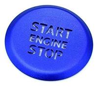 Clynex Anello adesivo for auto Custodia protettiva for pulsante traslucido for arresto avviamento motore automatico, for, A1 A4 A4L A5 2019 2020 Copertura del pulsante Start Stop