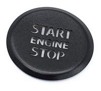 Clynex Anello adesivo for auto Custodia protettiva for pulsante traslucido for arresto avviamento motore automatico, for, A1 A4 A4L A5 2019 2020 Copertura del pulsante Start Stop