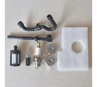 Clynex Aria Olio Carburante Filtro Linea Tubo Candela Bar Dadi Parti di Riparazione, for STIHL, MS180 MS170 017 018 MS 170 180 Motosega Tubo carburante per motosega