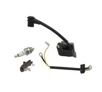Clynex Bobina di accensione Interruttore Arresto Kit Candela Parti for Motosega, per, for Husqvarna, 136 137 141 36 41 26 23 Ricambi per Tosaerba